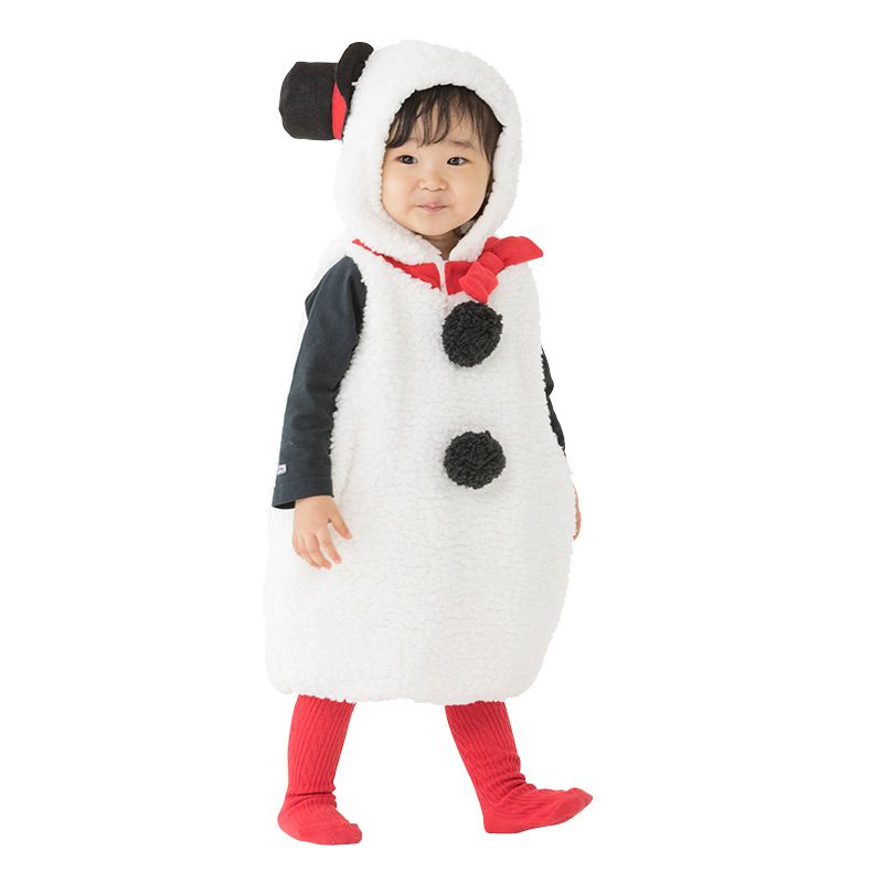 akachan honpo - 雪人背心-(玩具)-米白色 (80~90cm)