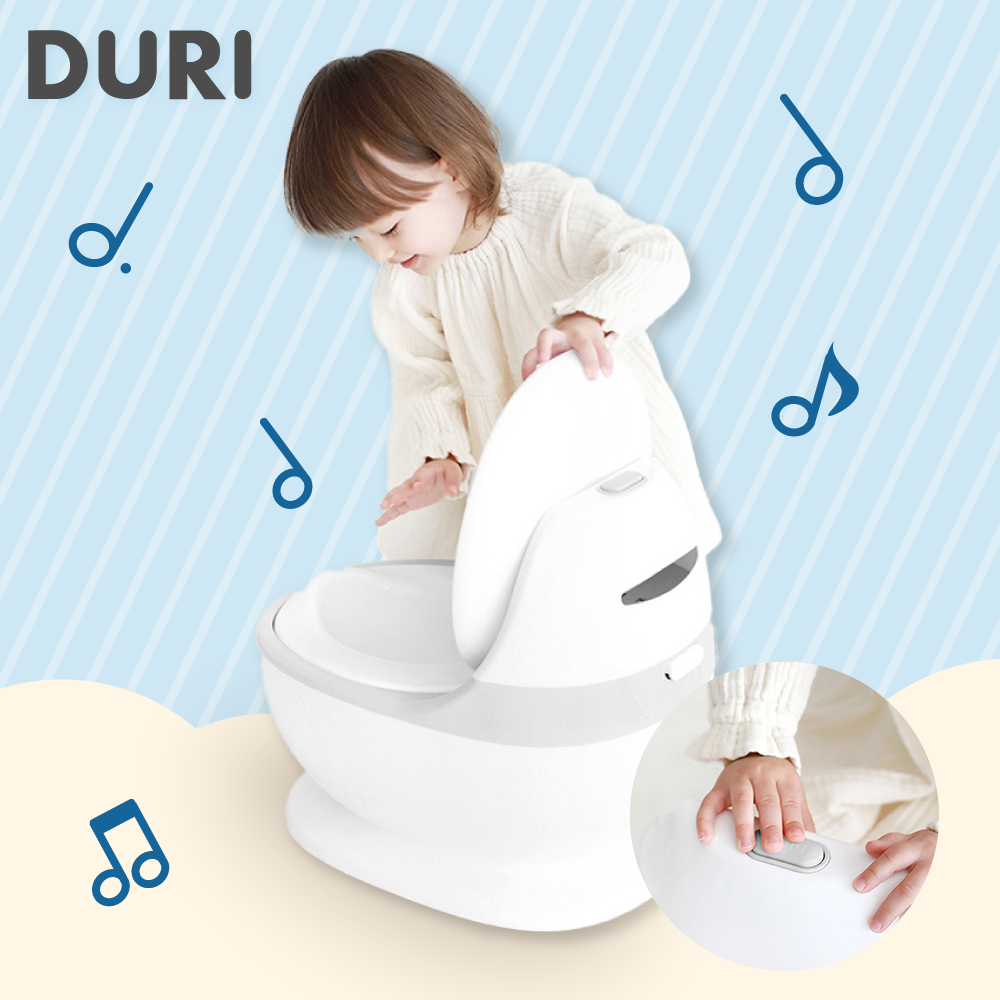 戒尿布必備✓ 會唱歌的學習馬桶！模擬真實如廁【韓國DURI】