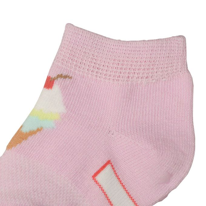 akachan honpo - 踝襪3雙組-冰-紫色 (9~14cm)