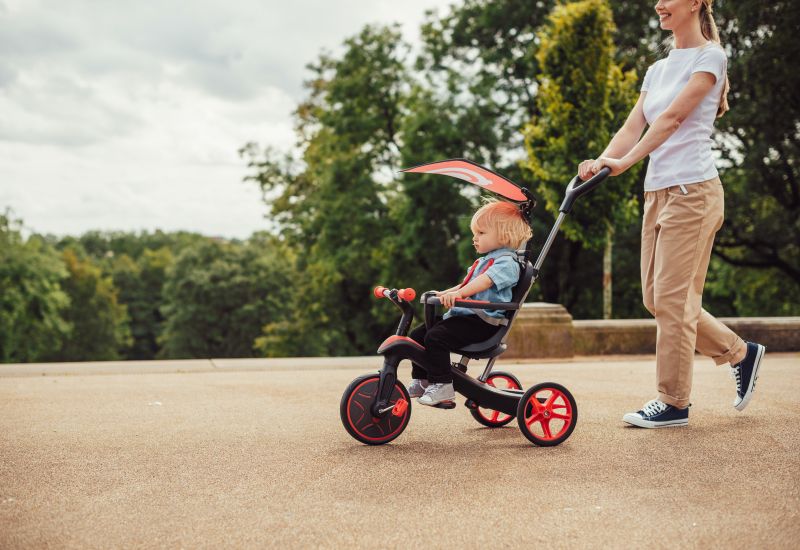 法國 GLOBBER - 4合1多功能3輪推車-湖水藍