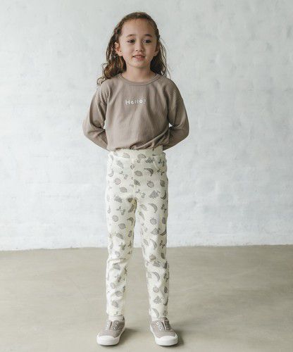 日本 PAIRMANON - 百搭彈性貼身長褲-直條紋-海軍藍