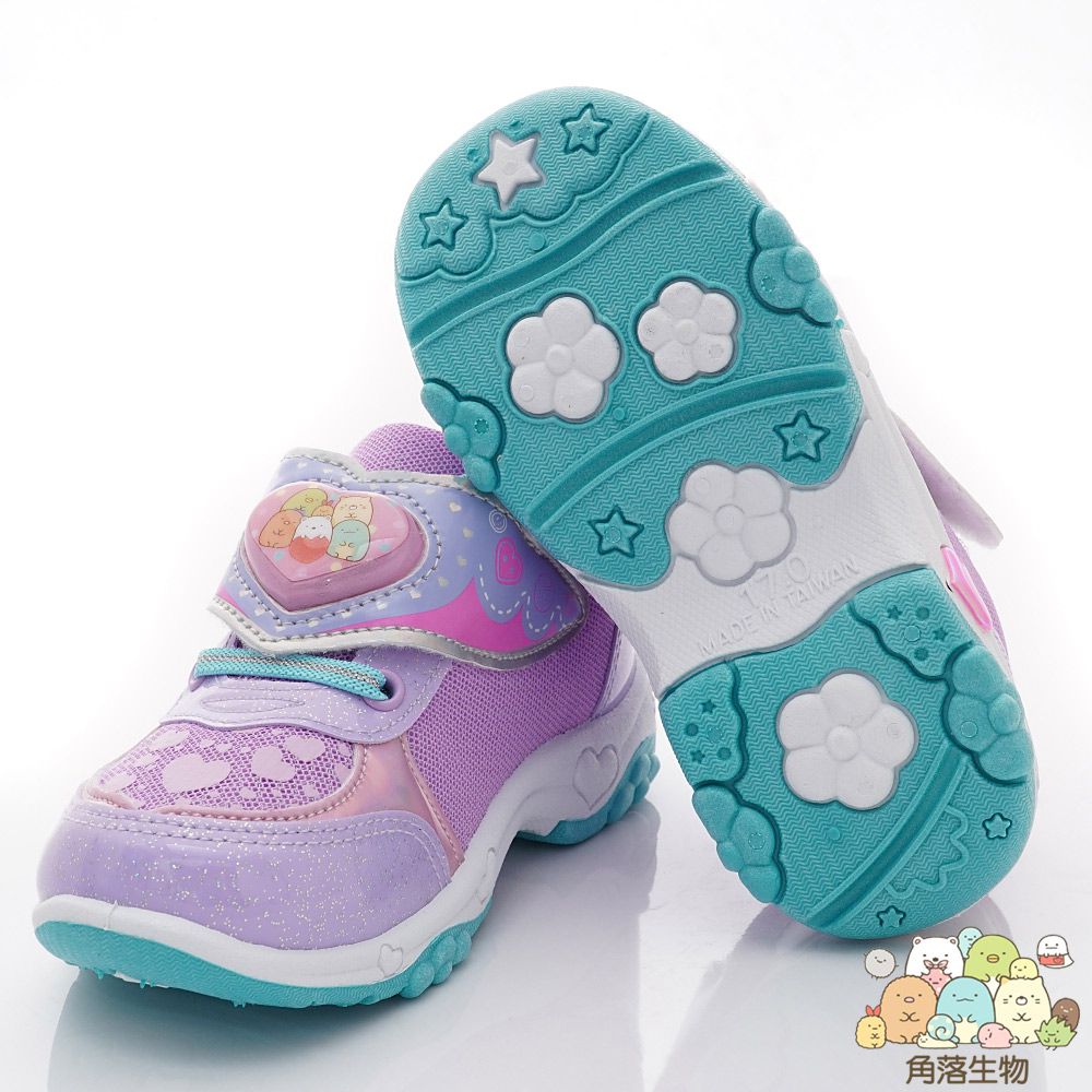 角落生物 - 台灣製角落生物電燈運動鞋(中小童段)-紫