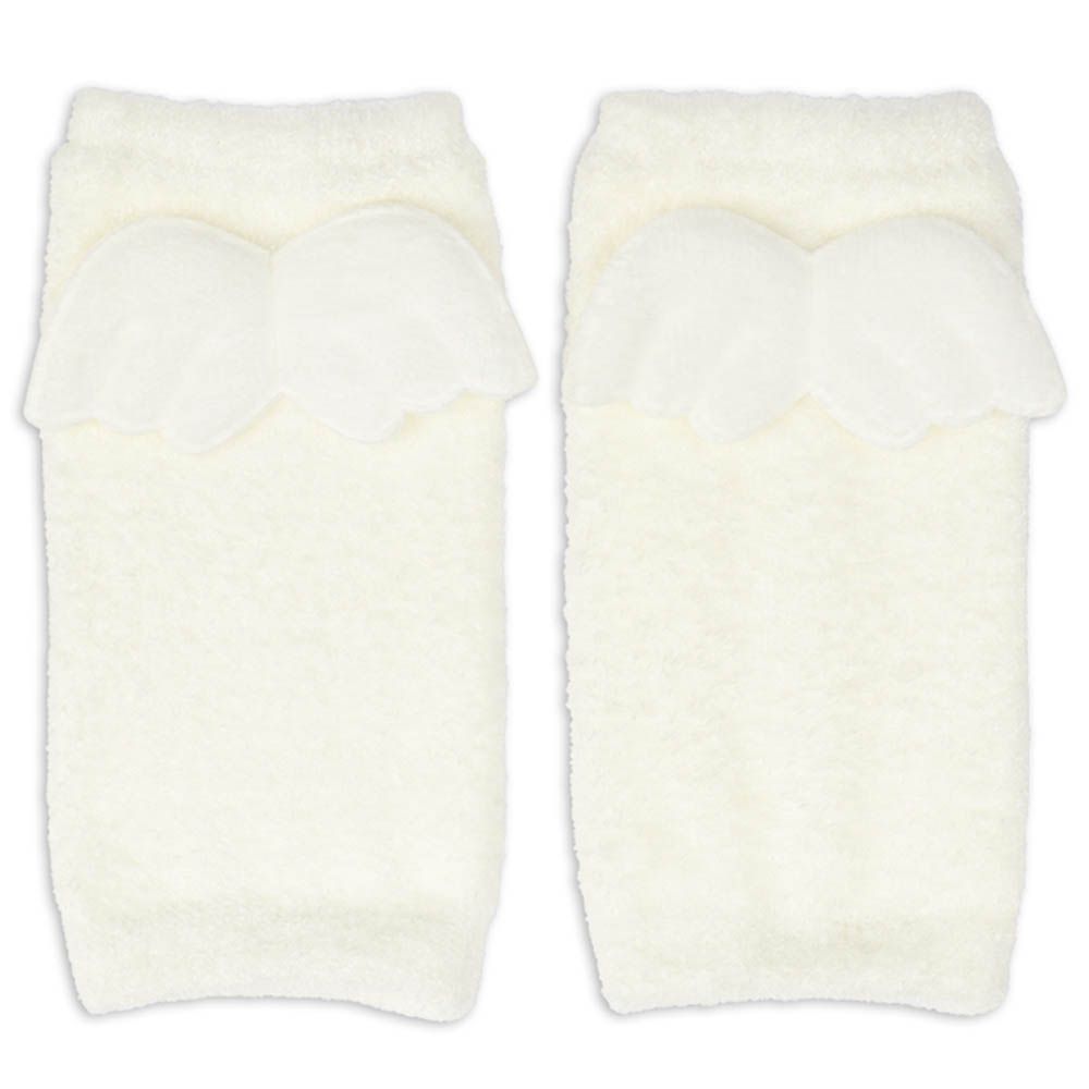 蓬鬆腳套-翅膀-米白色 (70~95cm)