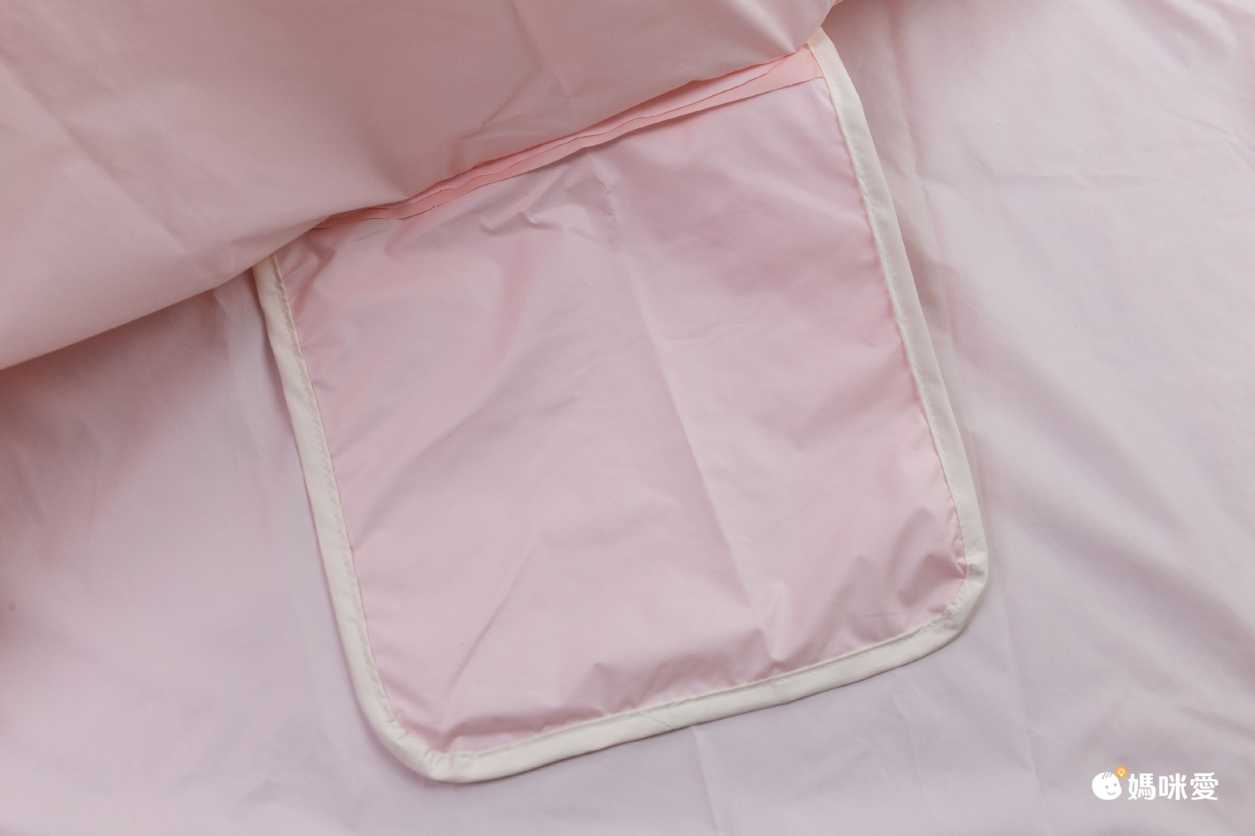 韓國 OZKIZ - 馬卡龍色兒童防風斗篷雨衣(可收納)-湖水綠