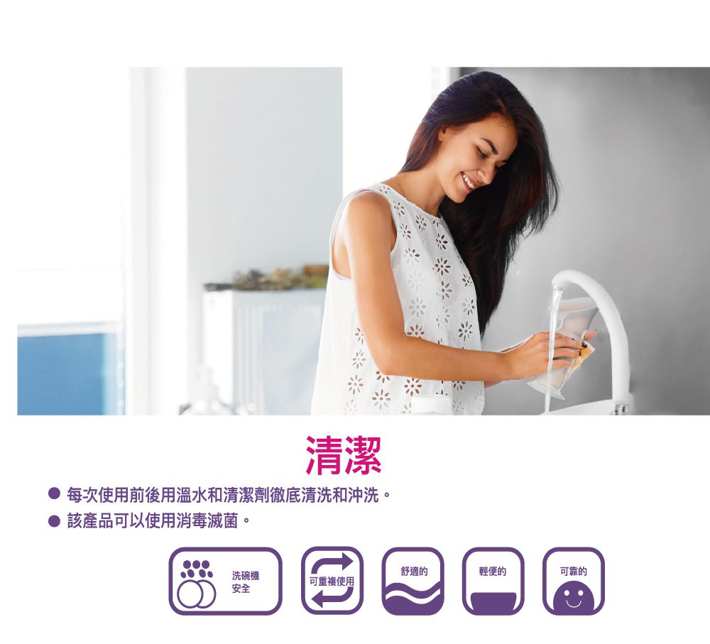 FARLIN - 手動矽膠集乳器-110ml