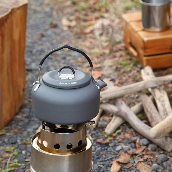 日本CAPTAIN STAG - 戶外露營輕量鋁製水壺700ml