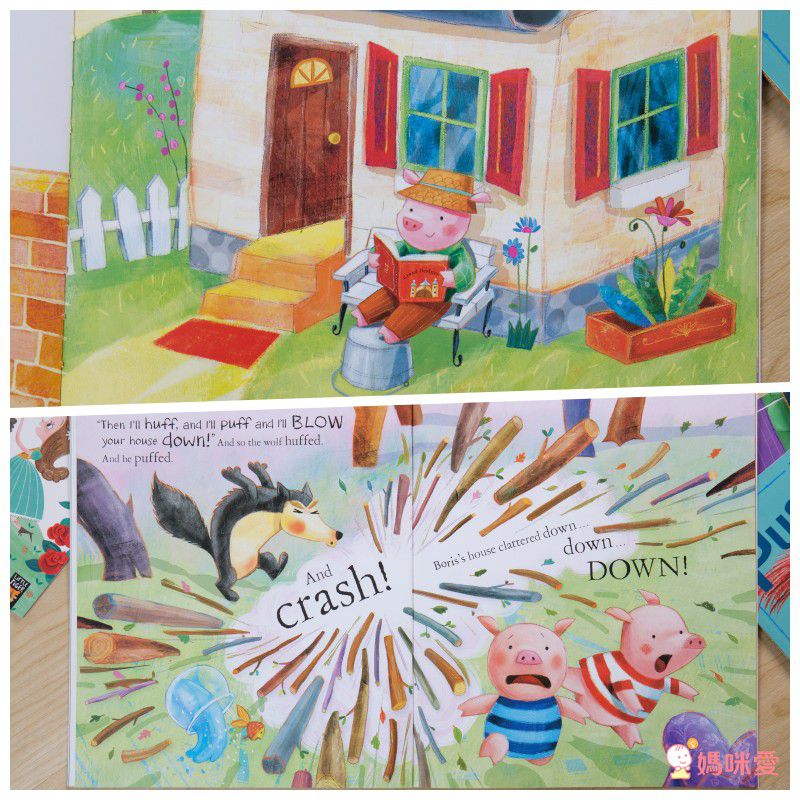 【最受歡迎的有聲英文書單】英文繪本10書＋10CD～大野狼熱銷缺貨款補貨到！