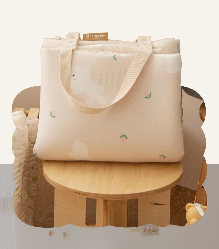 韓國 Formongde - 莫代爾5cm厚墊雙面用睡袋/寢具(附防水收納袋)-星空兔兔-*此款售完不補