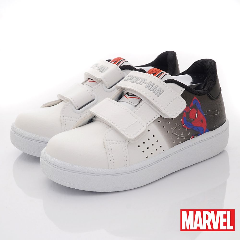 台灣製蜘蛛人休閒運動鞋白(中大童段)-運動鞋-白