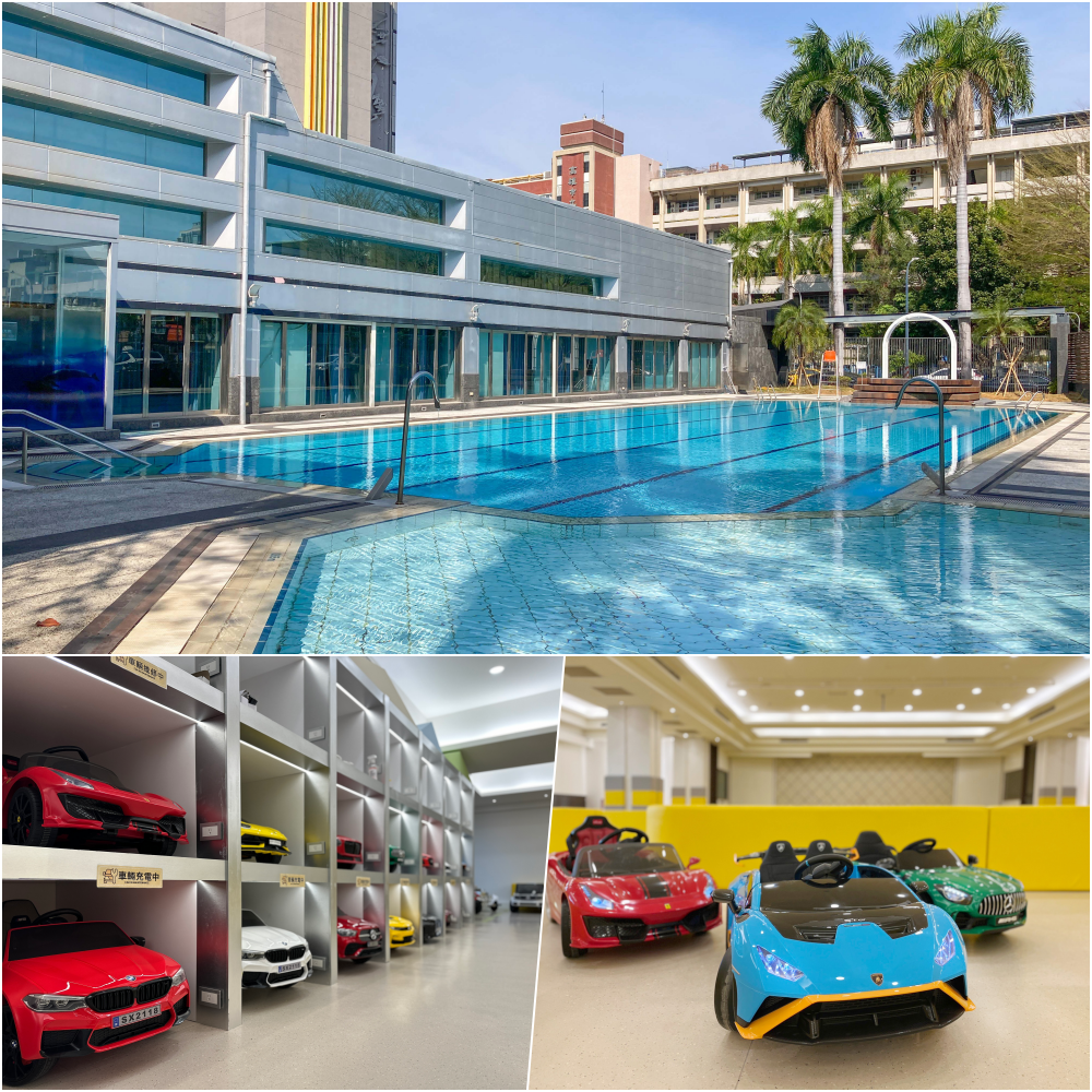 親子友善【承攜行旅 高雄六合館】破百坪賽車場 / 戶外泳池