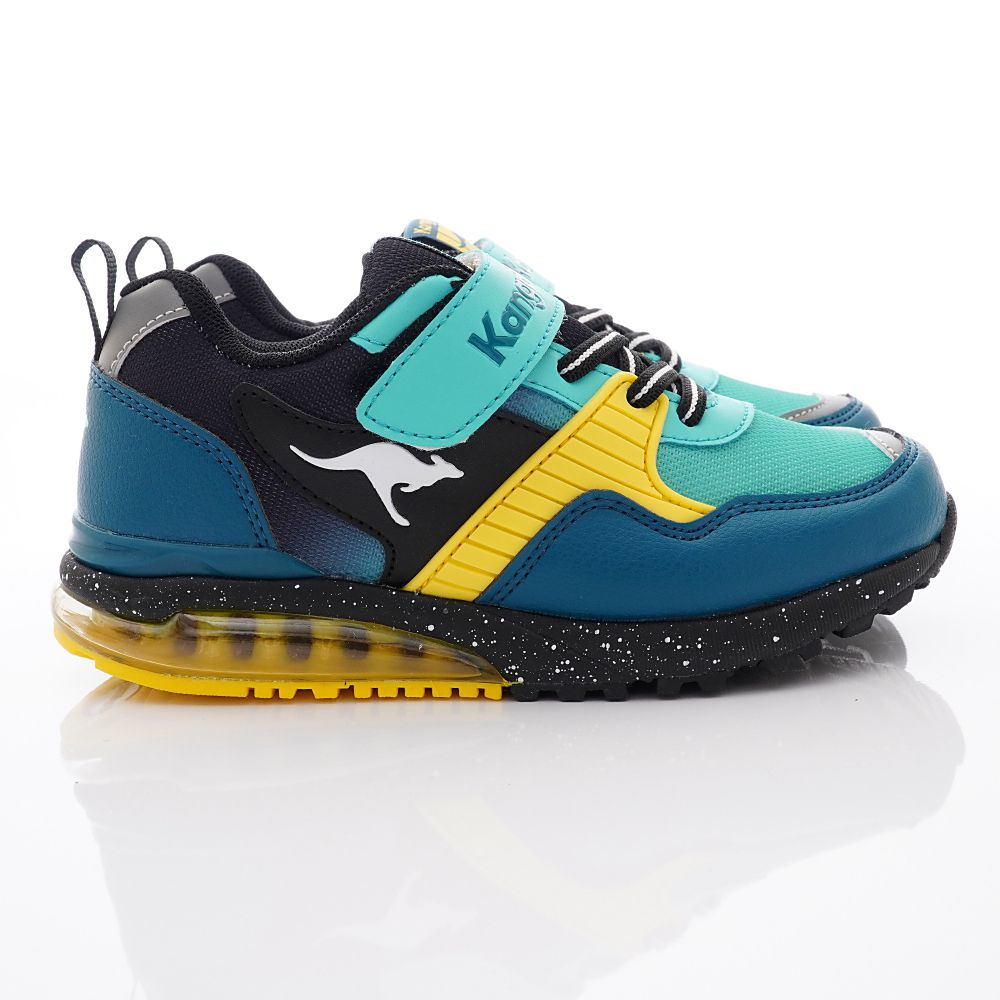 KangaROOS - 機能童鞋-袋鼠機能氣墊跑鞋款(中童段)-藍