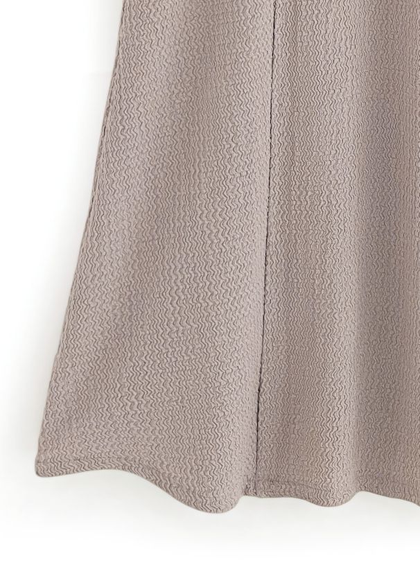 日本 GRL - 雲朵泡泡布前綁帶兩件式洋裝-經典黑 (F)