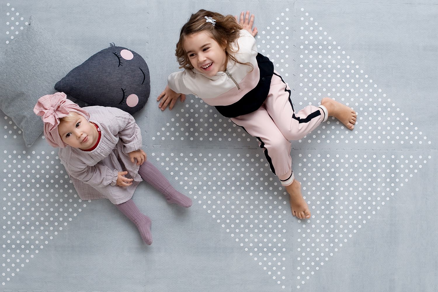 德國 toddlekind - 地球系列遊戲地墊-鴿子灰-一組6片