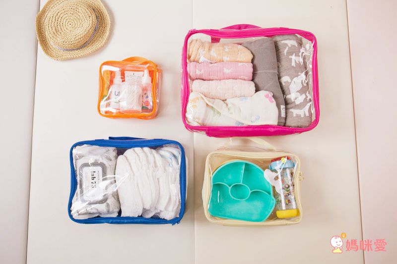 香港百寶袋王 Bagtory HK - 旅人包-4個尺寸各一/組-藍色