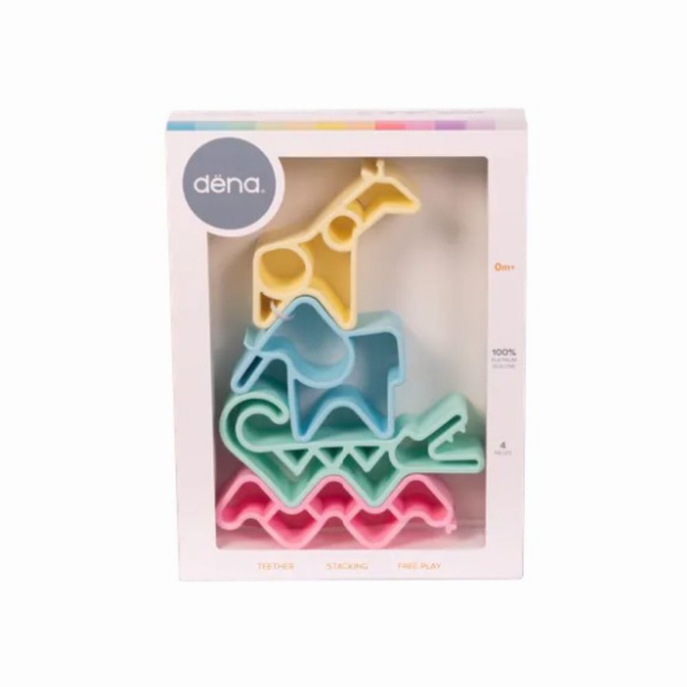 西班牙多功能益智軟積木.疊疊樂-動物朋友-夢幻色(有3色可選)