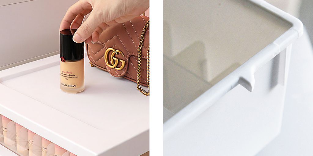 PICKup - 四層化妝品分格抽屜收納櫃(1低2中1高抽)-DIY