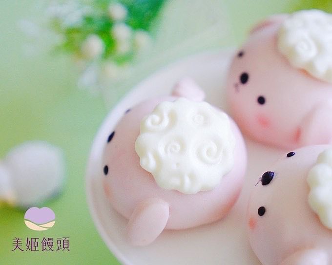 美姬饅頭 - 小羊鮮乳造型起司包-6入-50g/顆