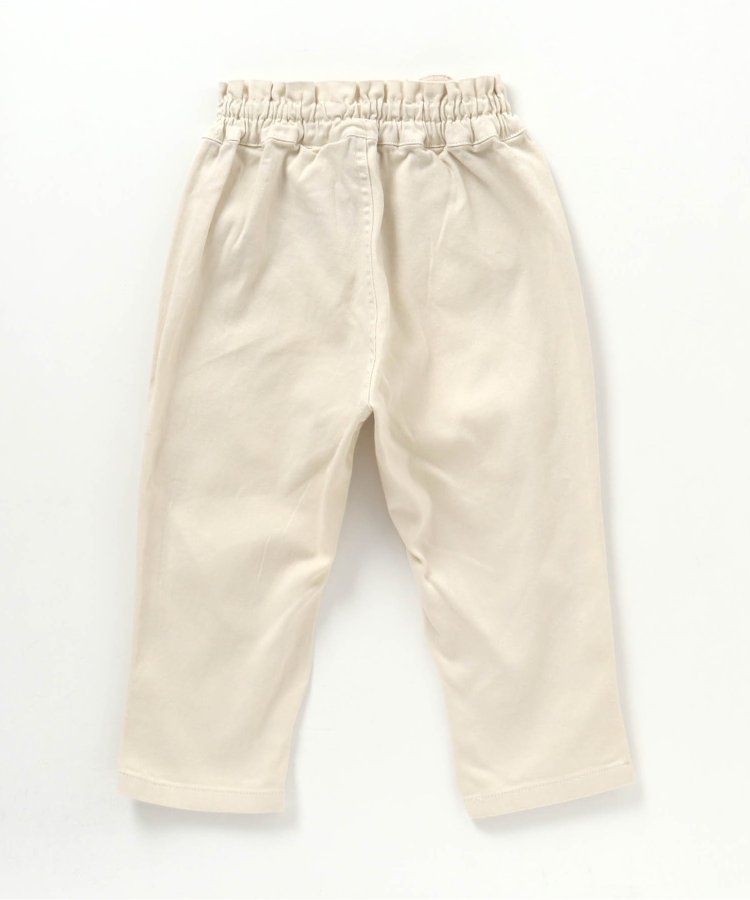 日本 apres les cours - 腰部花苞優雅設計長褲-水藍