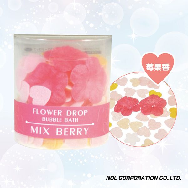 日本 NOL - 花瓣泡泡浴入浴球/泡澡球-莓果香