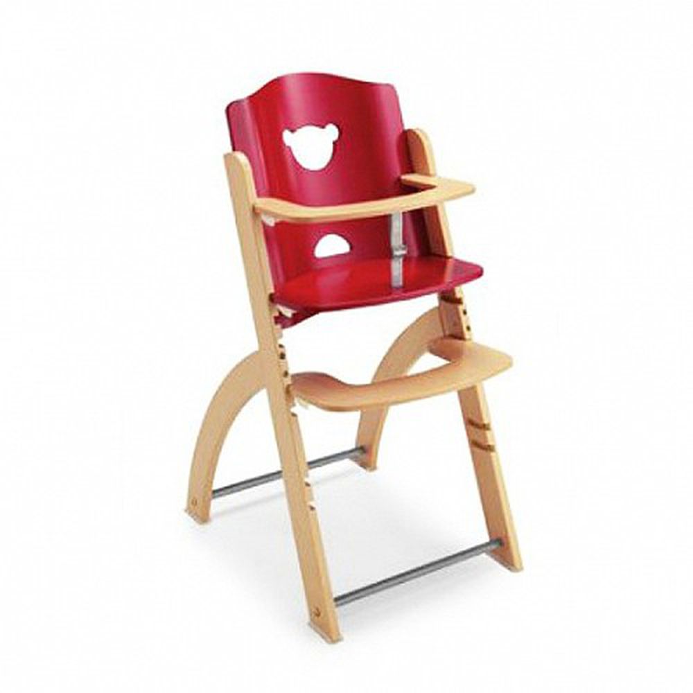 義大利 Pali - Pappy Re 熊寶寶成長餐椅-紅色-單椅