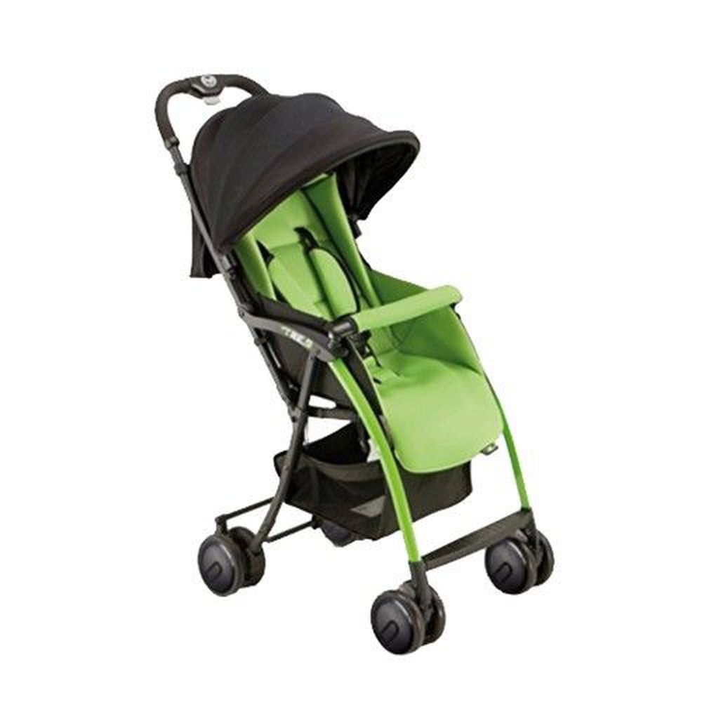 義大利 Pali - TRE.9 超輕量秒收可折疊站立嬰幼兒手推車-綠色-3.9kg