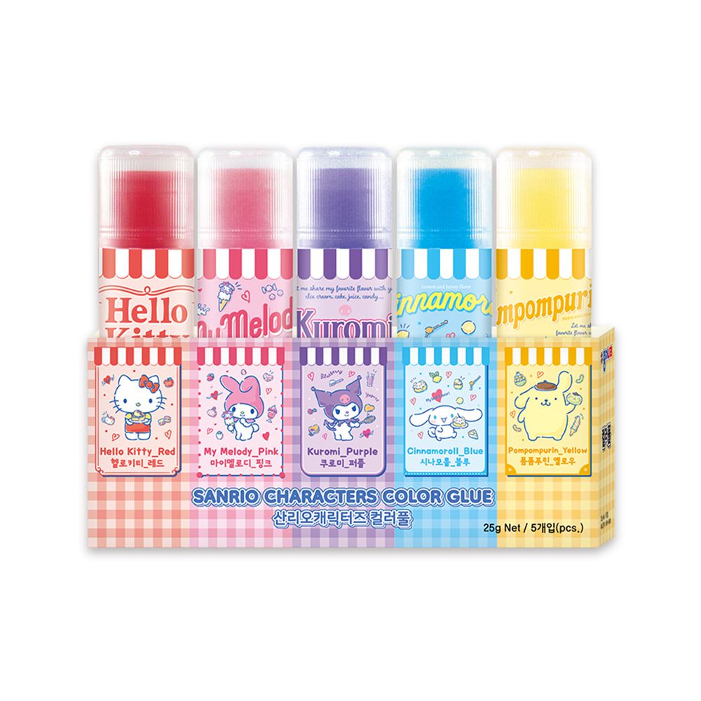 三麗鷗彩繪多色口紅膠