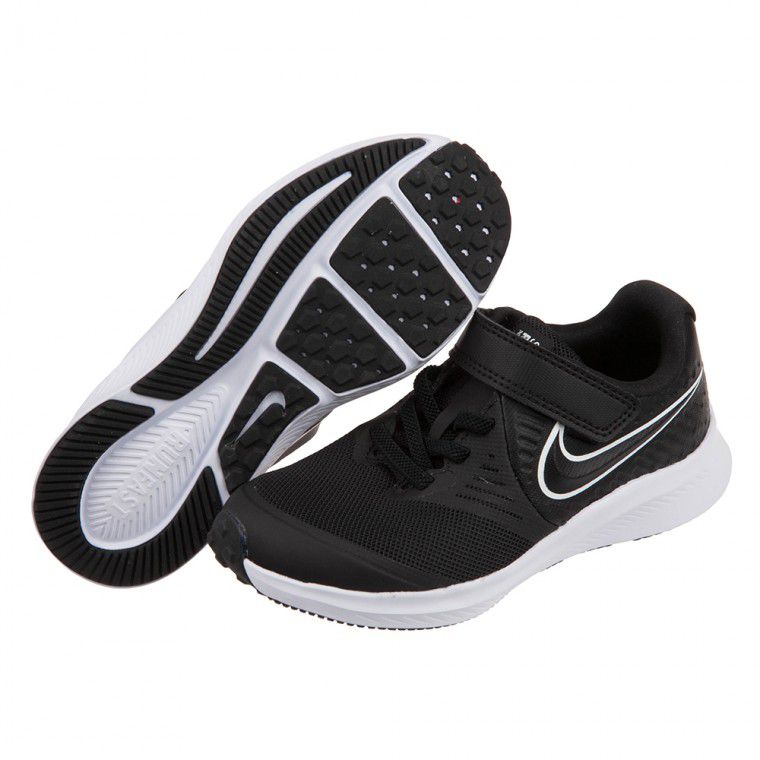 NIKE - STAR_RUNNER2黑色網布運動鞋