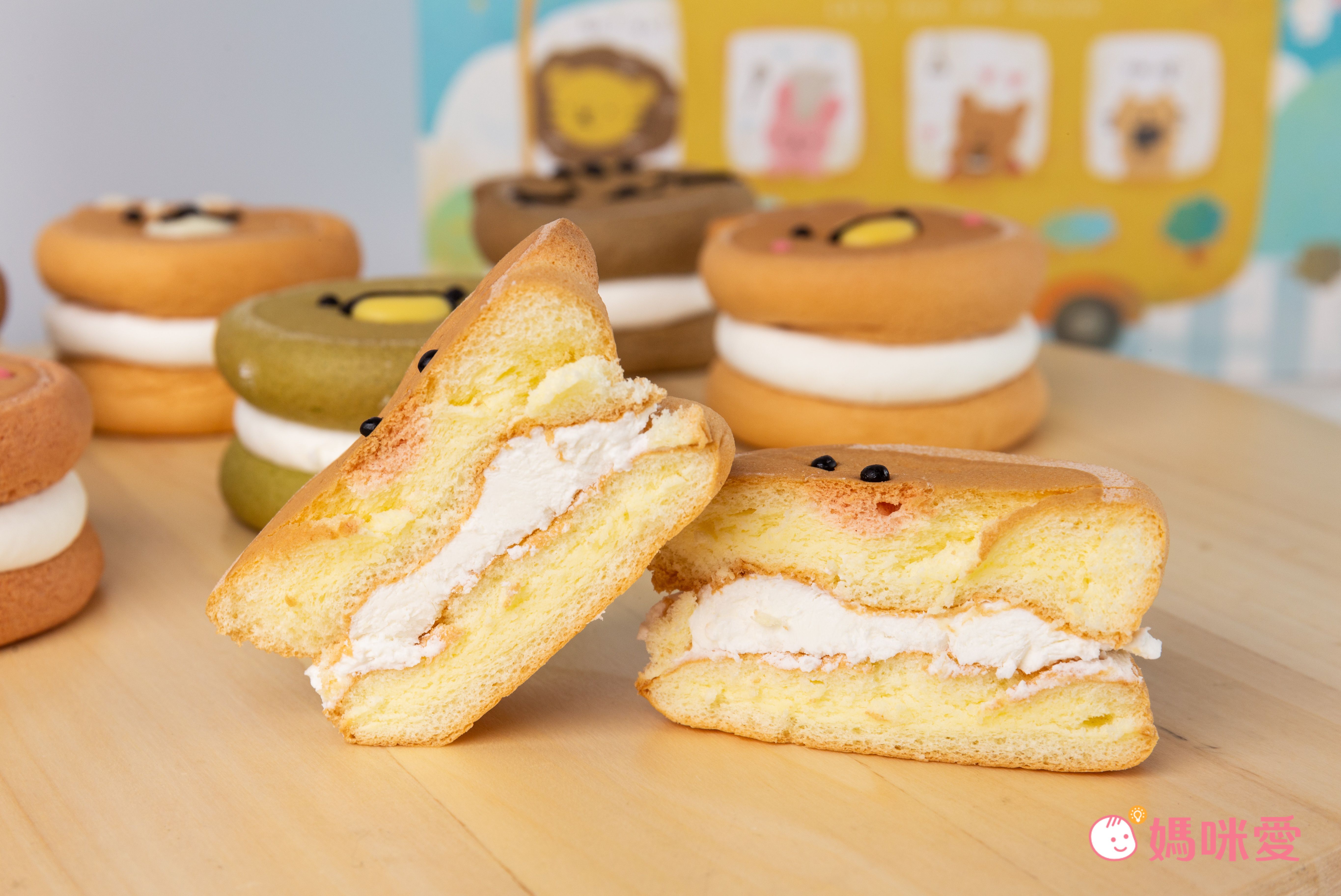 1盒免運【卷卷烘焙】媽咪愛獨家組合生乳銅鑼燒