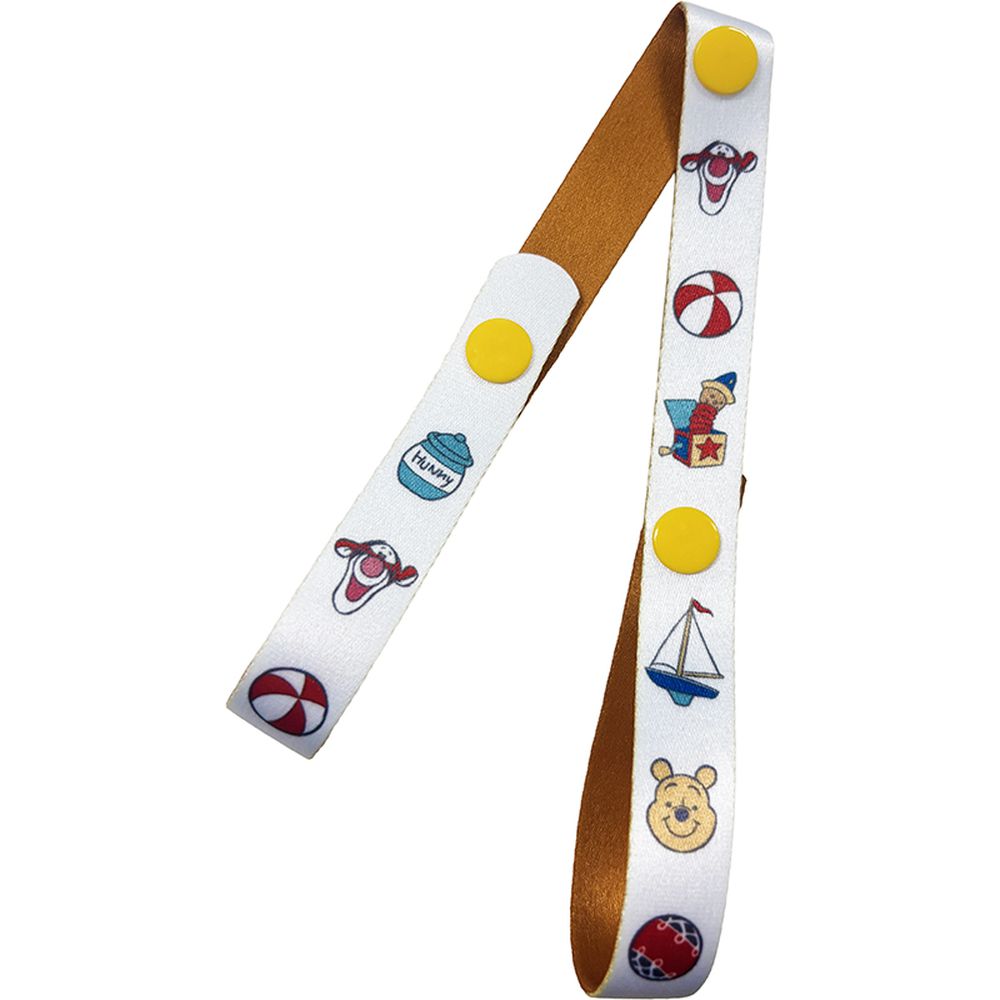 玩具防掉繩 雙環型-迪士尼-橘色