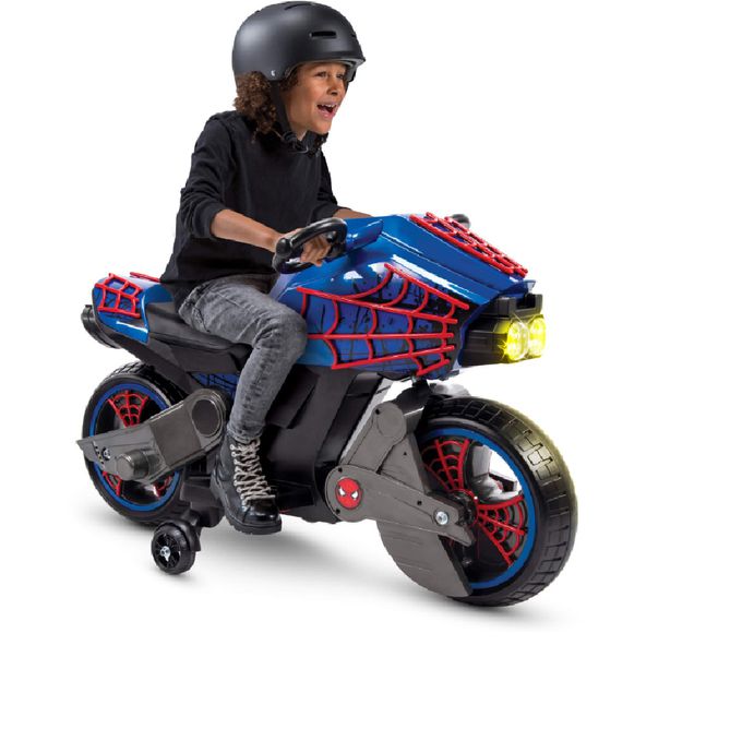 HUFFY - 迪士尼正版授權 Spider-man漫威蜘蛛人 電動玩具機車