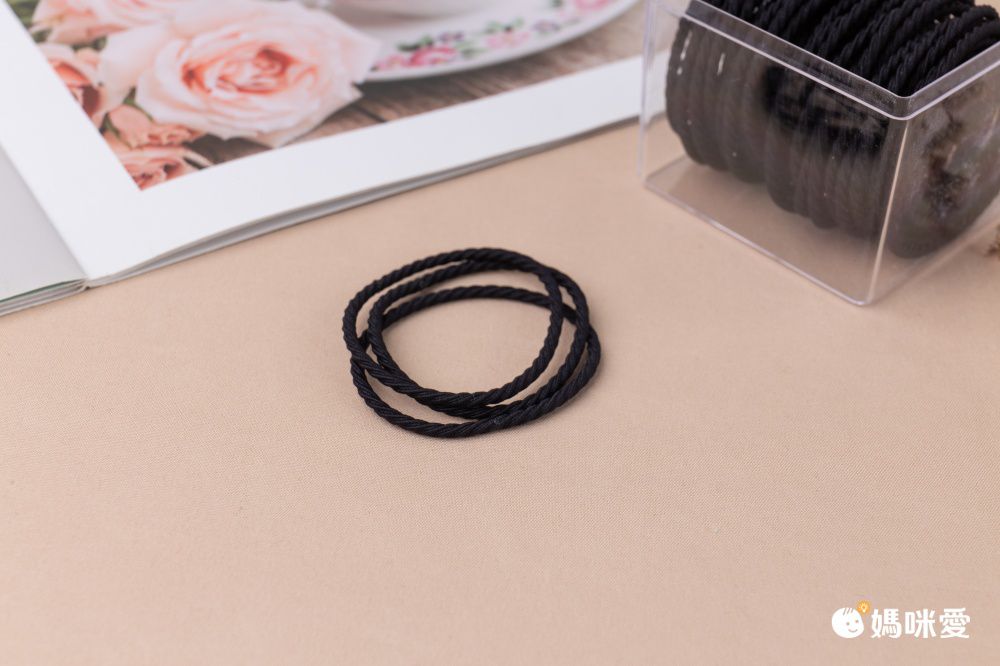 高彈力兒童髮圈50入-莫蘭迪色