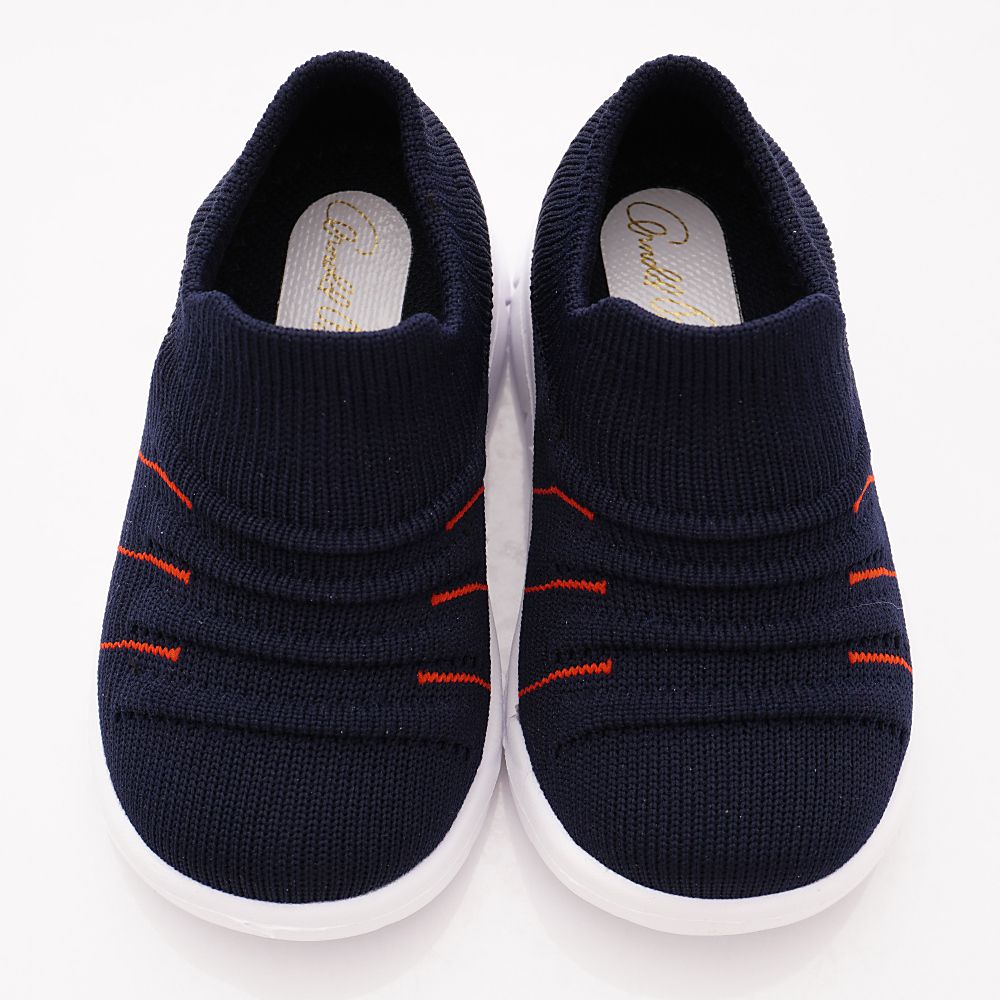 Arnold Palmer 雨傘牌 - 卡通童鞋-專櫃針織學步款(寶寶段)-深藍