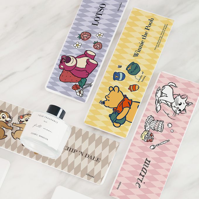 收納王妃 - 迪士尼 Disney 菱格系列【菱格維尼】珪藻土吸水洗漱墊 吸水墊 杯墊24x8x0.9cm