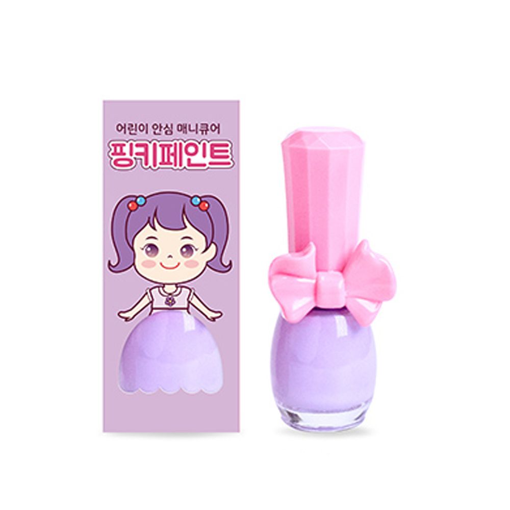 韓國 Pink Princess - 可撕式水性指甲油-薰衣草奶酪(糖果色系)