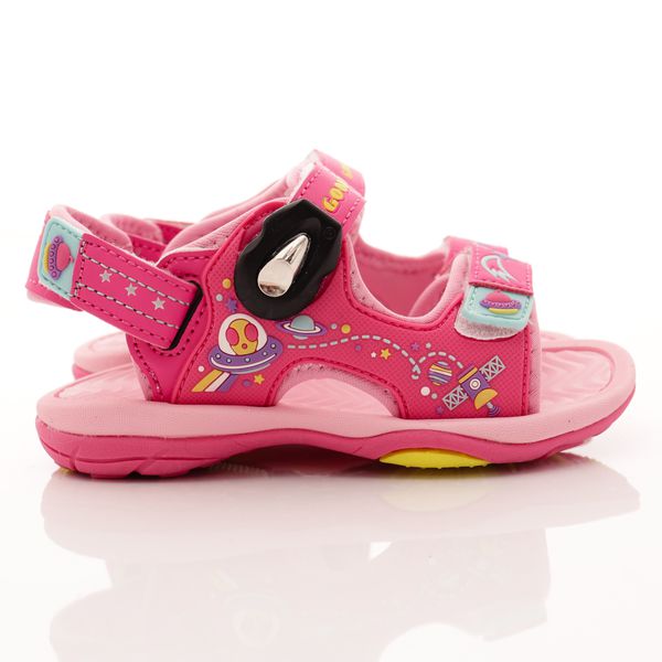 GOODYEAR - 運動童鞋-磁扣夏日運動涼鞋(中童)-粉