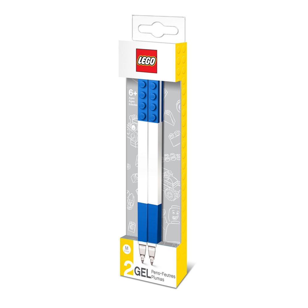 樂高 LEGO - LEGO積木原子筆-藍色 (2入)-長15.8公分