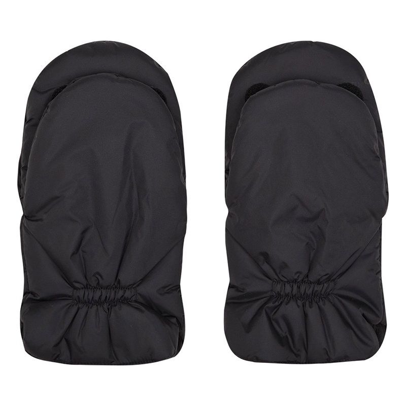 英國 JoJo Maman BeBe - 嬰幼兒推車專用防風保暖連指手套-黑色