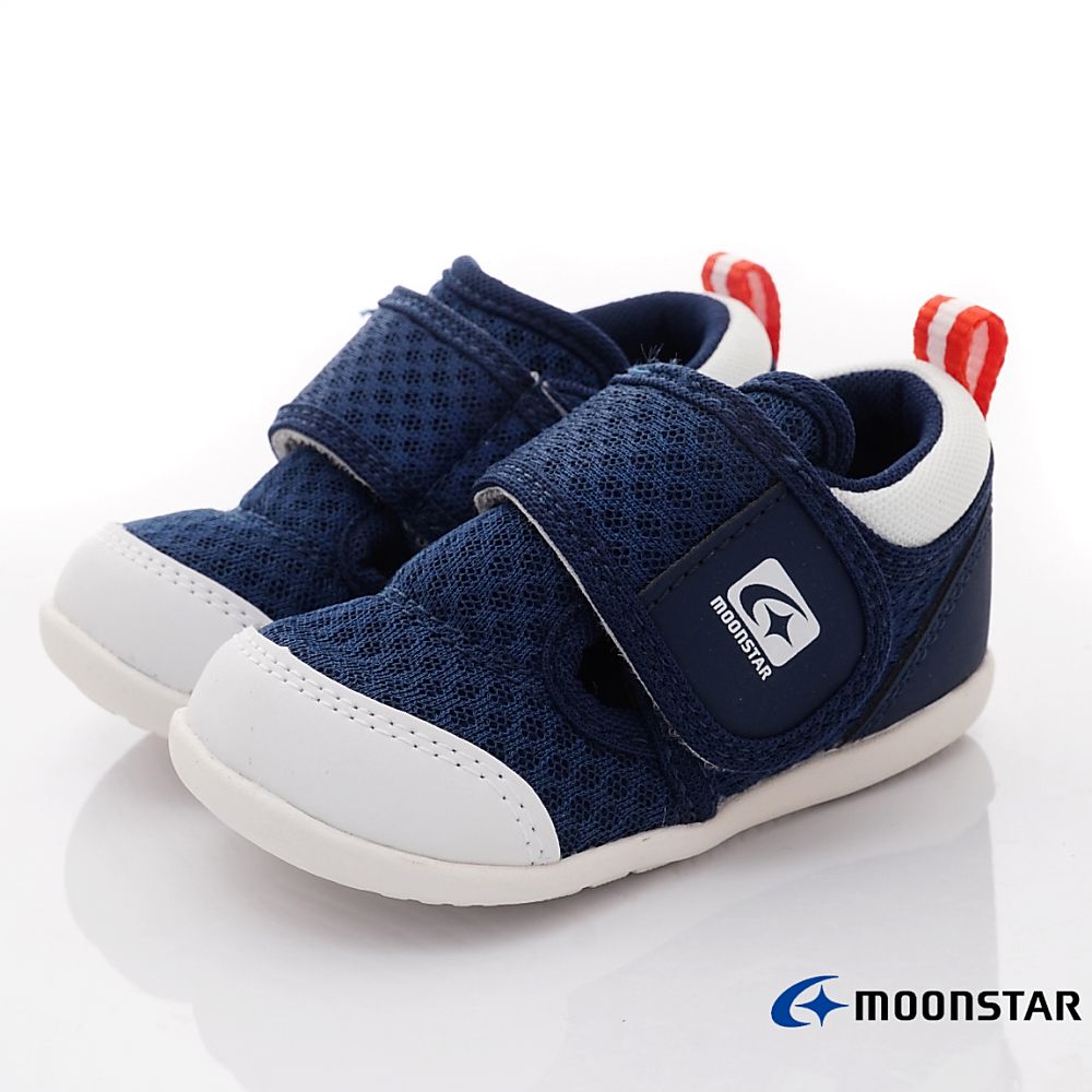 MOONSTAR日本月星 - 休閒機能寶寶學步鞋(寶寶段)-深藍