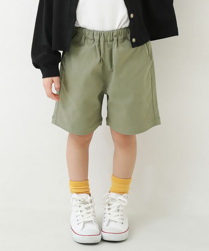 日本 devirock - 超彈力定番色休閒短褲-灰棕