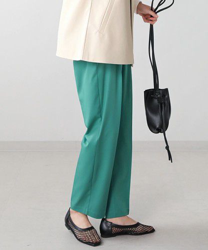 日本 Bou Jeloud - 俐落簡約美腿西裝褲-桃粉