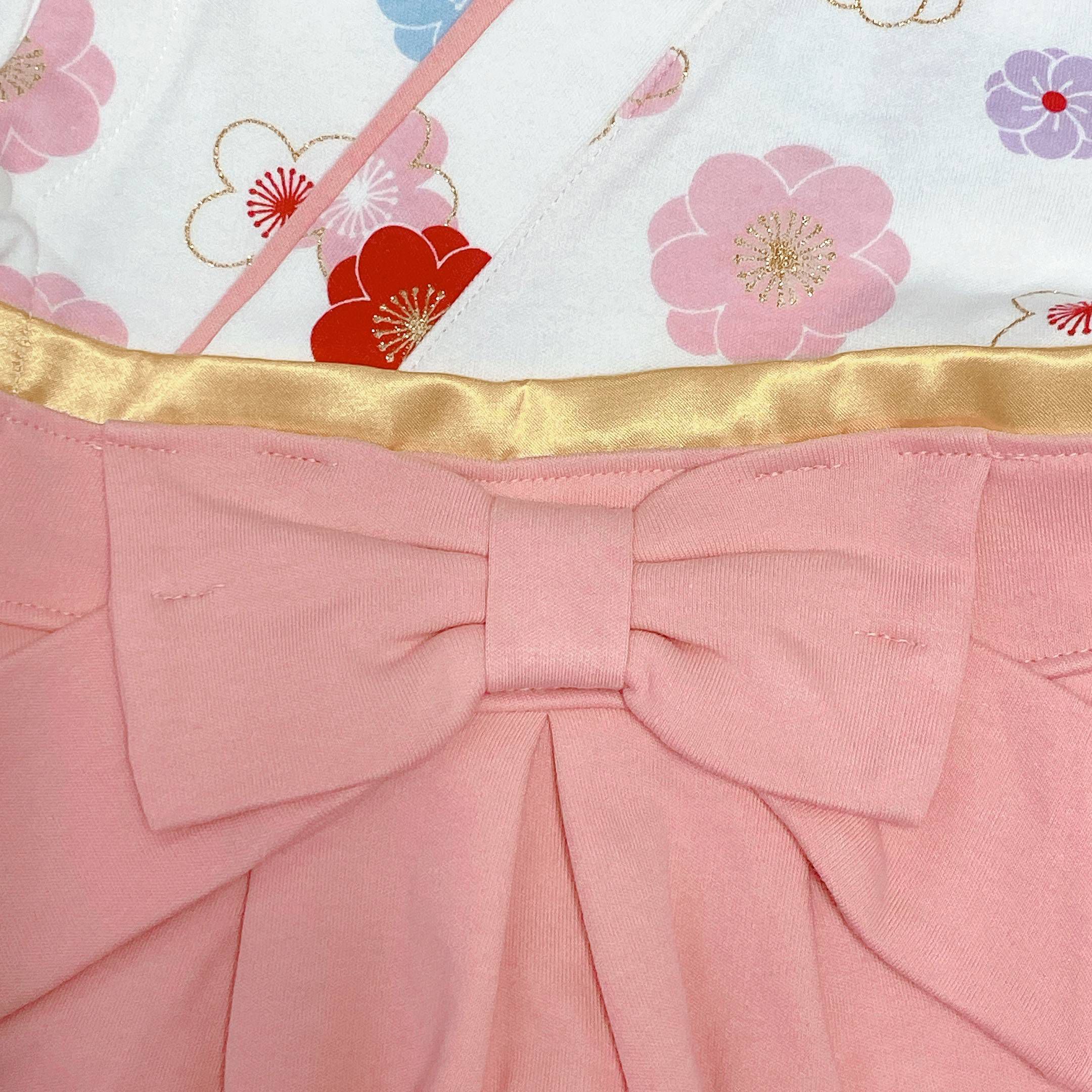 akachan honpo - 袴連身衣-粉紅色