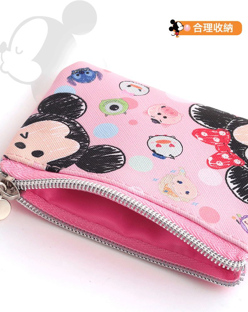 手提收納包-卡通米奇米妮-經典手繪風