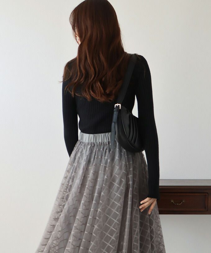 日本 BLUE EAST - 小立領坑條針織上衣-果實紅