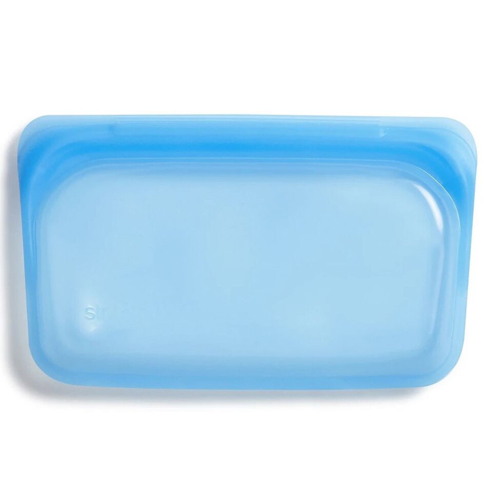 美國 Stasher - 食品級白金矽膠密封食物袋-長型-藍寶石 (293ml)