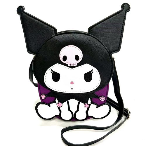 Kuromi 酷洛米童趣造型斜背包/手機包/隨身包