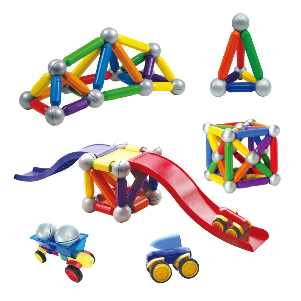 世一文化 - 磁力棒套組-運輸組