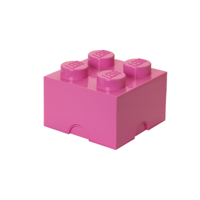 Room Copenhagen - 樂高 LEGO® 4凸收納盒(多色可選) (粉色)