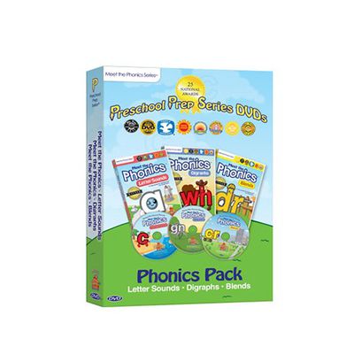 Preschool Prep 自然發音dvd 3片 媽咪愛