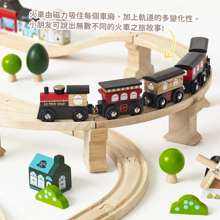 英國 Le Toy Van - 倫敦皇家豪華火車組 (120片裝)