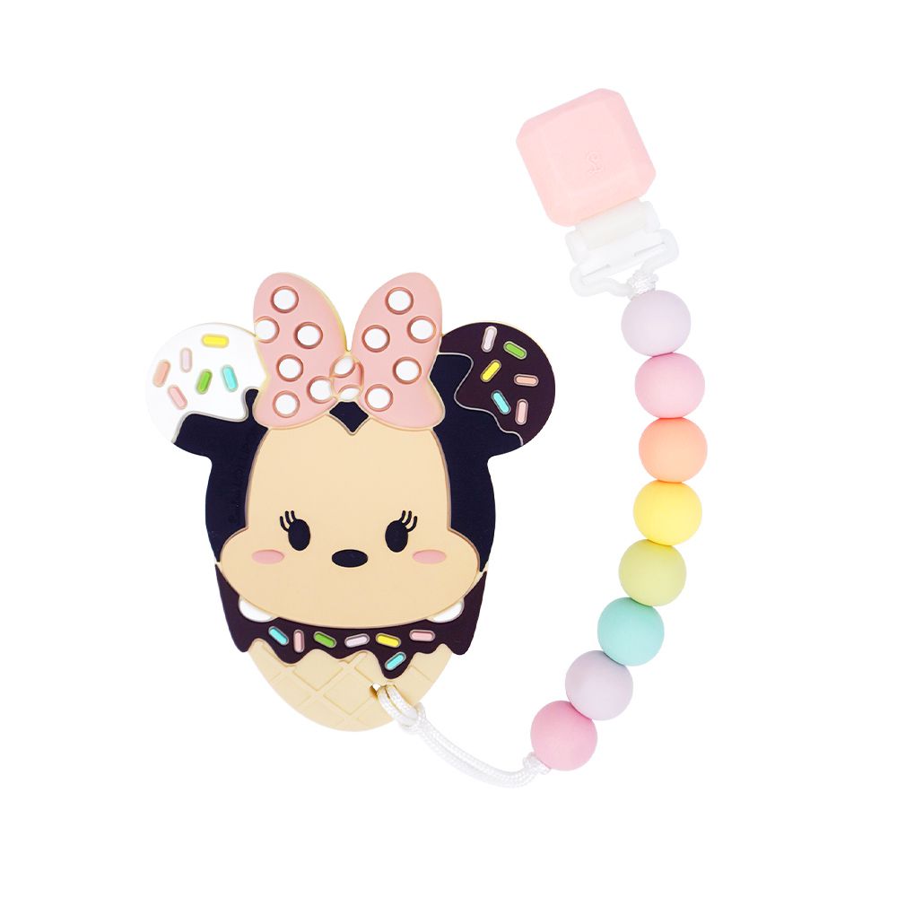 Loulou Lollipop - 迪士尼系列 固齒器組/奶嘴鍊夾-米妮